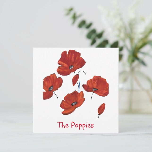 Tarjeta Los Coppies (Anverso de pie)