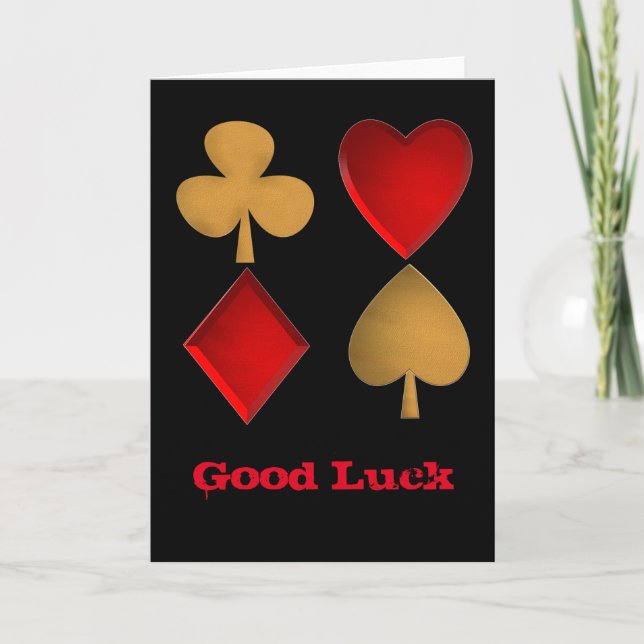 Tarjeta Los cuatro trajes, personalizados (Anverso)