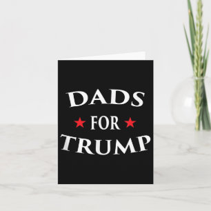 Tarjeta Los Dads De Trump Pro Life Construyen La Manifesta