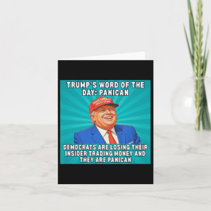 Tarjeta Los demócratas meme de Trump pierden su tradin int