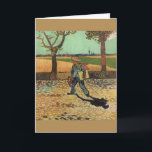 Tarjeta Los deseos de cumpleaños del artista<br><div class="desc">La imagen es la pintura de Self retrato de Vincent Van Gogh en el camino a Tarascon (El pintor en su camino al trabajo) Vincent Van Gogh, post impresionista, 1888; Arles, Bouches-du-Rhône, Francia, aceite sobre lienzoEsta es una tarjeta de cumpleaños para una persona creativa, un artista, un músico, un profesor,...</div>