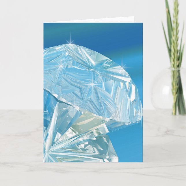 Tarjeta los diamantes son el mejor amigo de la chica (Anverso)