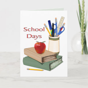 Tarjeta Los días de colegio siguen con vida