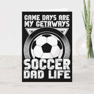 Tarjeta Los Días de Juego Son Mis Escapadas Vida de Papá F