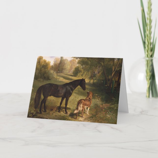 Tarjeta Los dos amigos (Anverso)