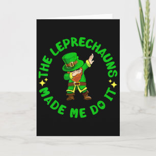 Tarjeta Los Duendes Me Hicieron Hacerlo Divertido Día de S