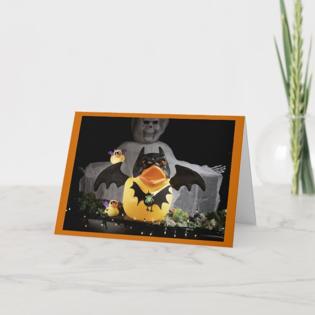 Tarjeta Los duques de los murciélagos protegen y defienden (Anverso)