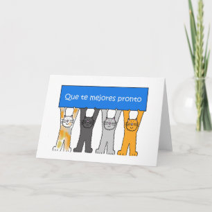Tarjeta Los españoles se recuperan pronto