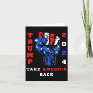 Tarjeta Los Estados Unidos respaldan a los republicanos de