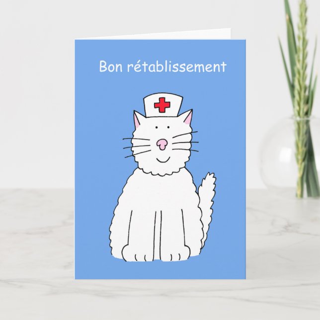 Tarjeta Los franceses se recuperan pronto del rétablisseme (Anverso)