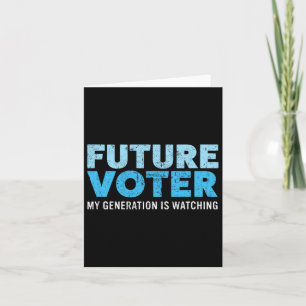 Tarjeta Los Futuros Camisas Votantes Se Resisten A La Polí