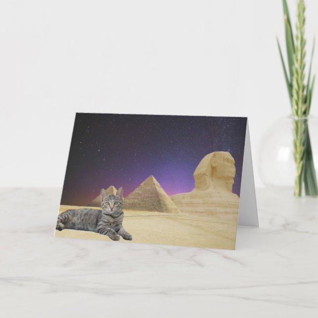 Tarjeta ¡Los gatos mandan! (Anverso)