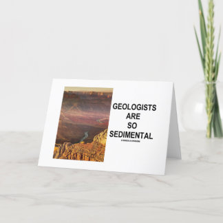 Tarjeta Los Geólogos Son Tan Sedimentales (Gran Cañón)