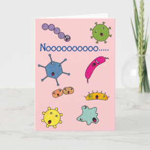 Tarjeta Los gérmenes asustados se recuperan