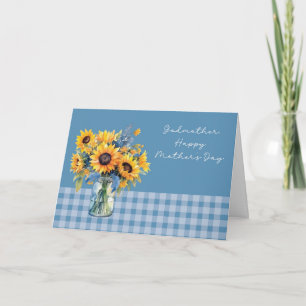 Tarjeta Los girasoles del día de la madre de la abuela en