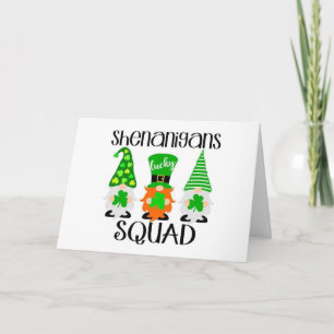 TARJETA LOS GNOMES DICEN **FELIZ GRUPO DE CUMPLEAÑOS** 