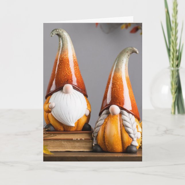 TARJETA LOS GNOMES ESTÁN DE ACUERDO **40*** ES BUENO PARA  (Anverso)