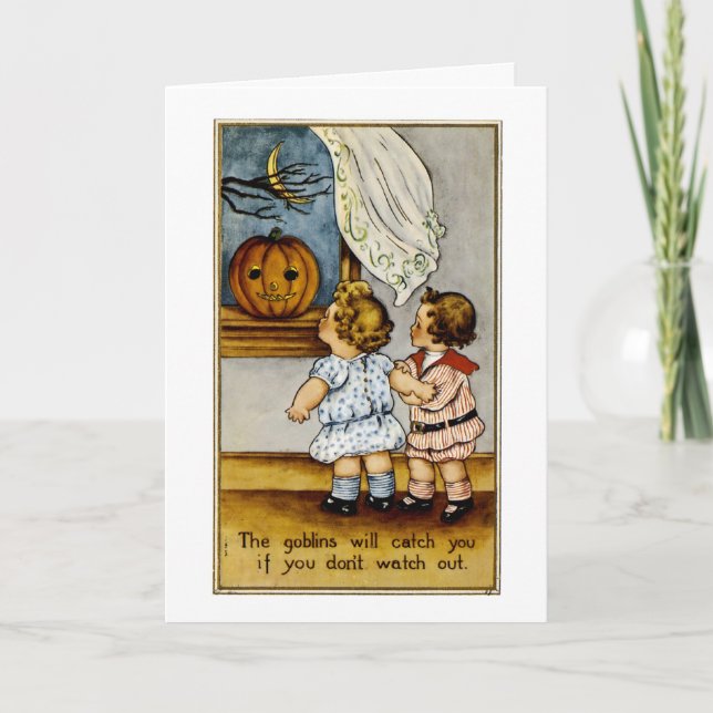 Tarjeta Los Goblins Te Atraparán (Anverso)