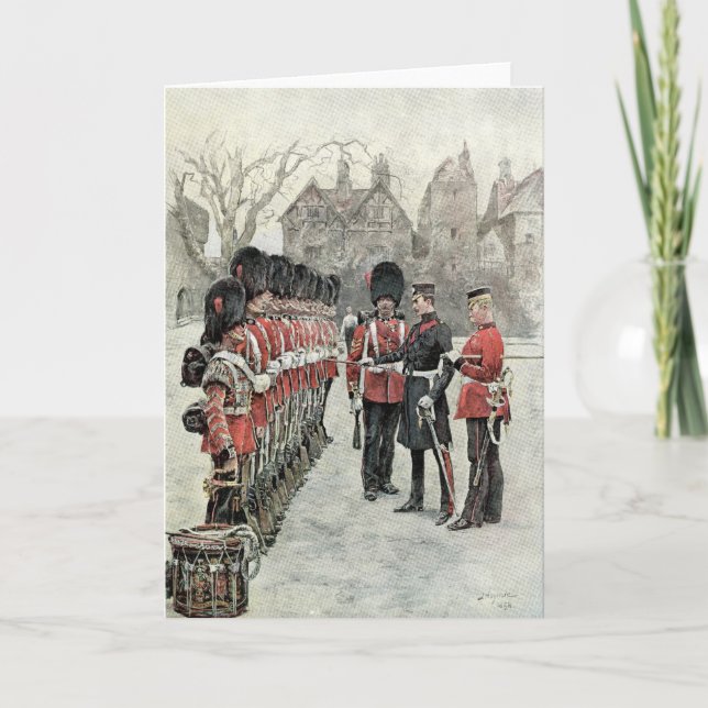 Tarjeta Los guardias colindantes de la torre (Anverso)