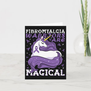 Tarjeta Los Guerreros De Fibromialgia Son Amantes Magicos