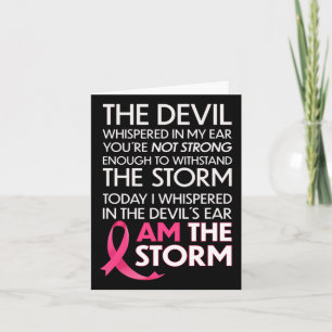 Tarjeta Los Guerreros Del Cáncer De Mama Lloran Que Soy La
