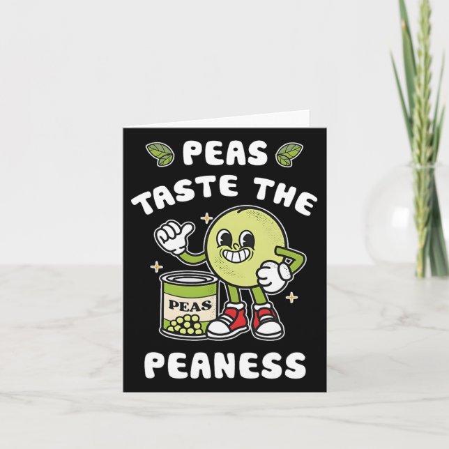Tarjeta Los Guisantes Gustan Del Peaness Peas Beans Rude C (Anverso)