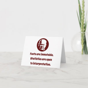 Tarjeta Los hechos son inmutables - Sabiduría