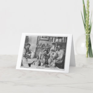 Tarjeta Los hermanos de Martin en el estudio en el