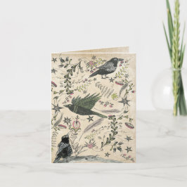 Tarjeta Los hombres cuervos