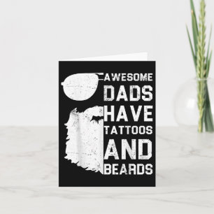Tarjeta Los Hombres Maravillosos Tienen Tatuajes Y Mamas -