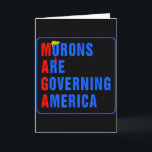 Tarjeta Los idiotas están gobernando América Divertido Tru<br><div class="desc">Los idiotas están gobernando América Divertido Trump 2024</div>