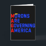 Tarjeta Los idiotas están gobernando América Divertido Tru<br><div class="desc">Los idiotas están gobernando América Divertido Trump 2024 _4</div>