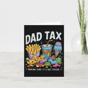 Tarjeta Los impuestos aseguran que no es el día de los pad