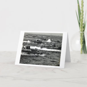 Tarjeta Los infantes de marina de WWII LOS E.E.U.U.