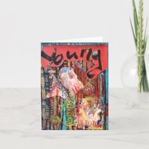 Tarjeta Los jóvenes y los inquietos