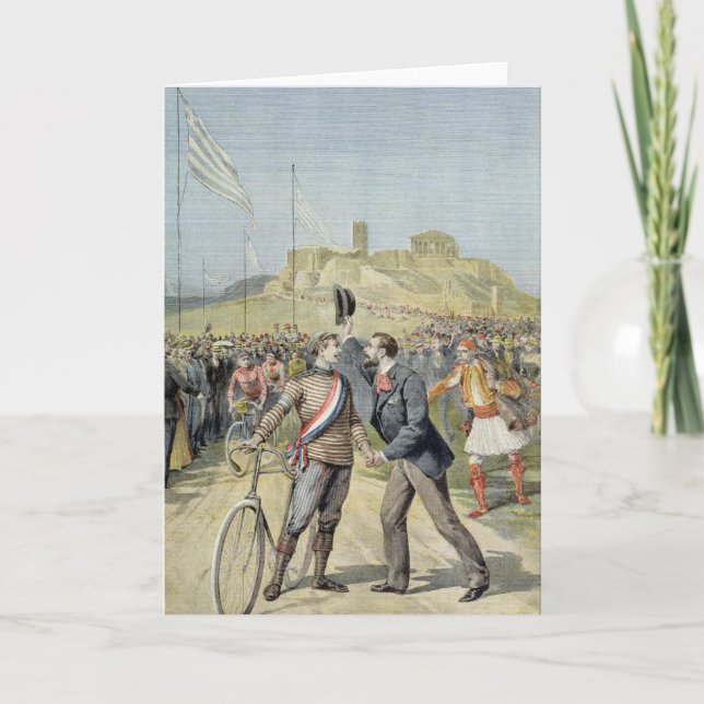 Tarjeta Los Juegos Olímpicos de Atenas (Anverso)