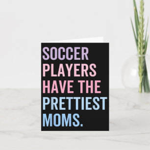 Tarjeta Los jugadores de fútbol tienen el Día de la Madre