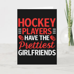 Tarjeta Los jugadores de hockey tienen las novias más boni