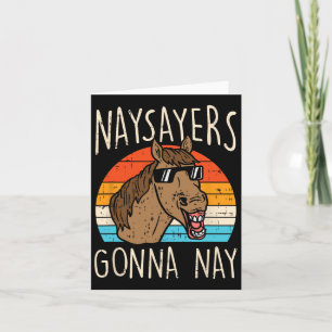 Tarjeta Los Jugadores Van A Naysay Retro Funny Hombres Ama