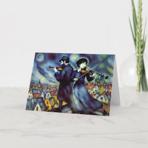 Tarjeta Los ladrones en el techo