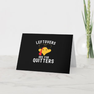 Tarjeta Los Leftovers son para el Día de Acción de Gracias