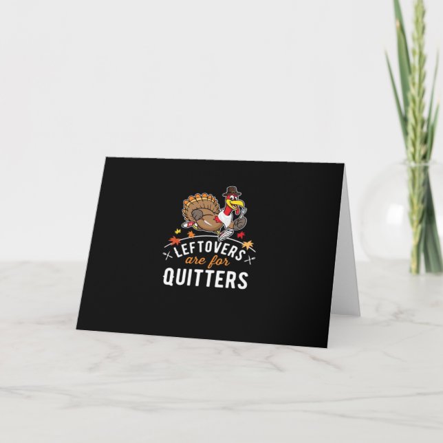 Tarjeta Los Leftovers Son Para Quitters ・ Acción De Gracia (Anverso)