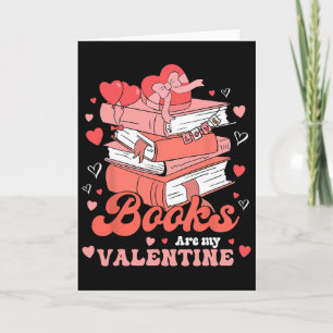 Tarjeta Los libros son mi bibliotecario del día de San Val