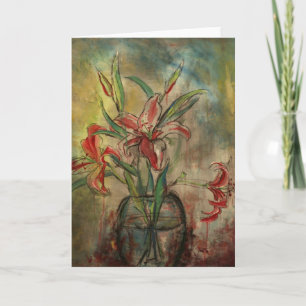 Tarjeta Los lirios de Leah