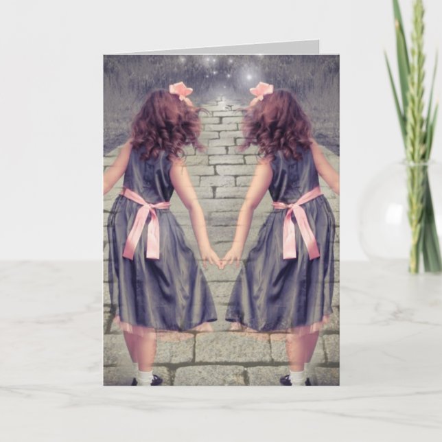 Tarjeta los mejores amigos de gemini para siempre chicas g (Anverso)