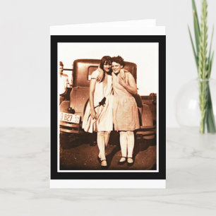 Tarjeta Los mejores amigos vengan de Sepia