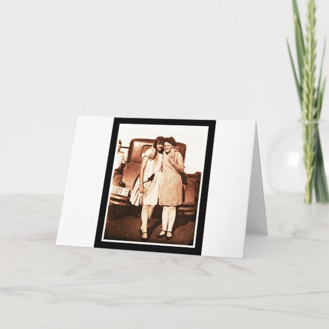 Tarjeta Los mejores amigos vengan de Sepia (Anverso)