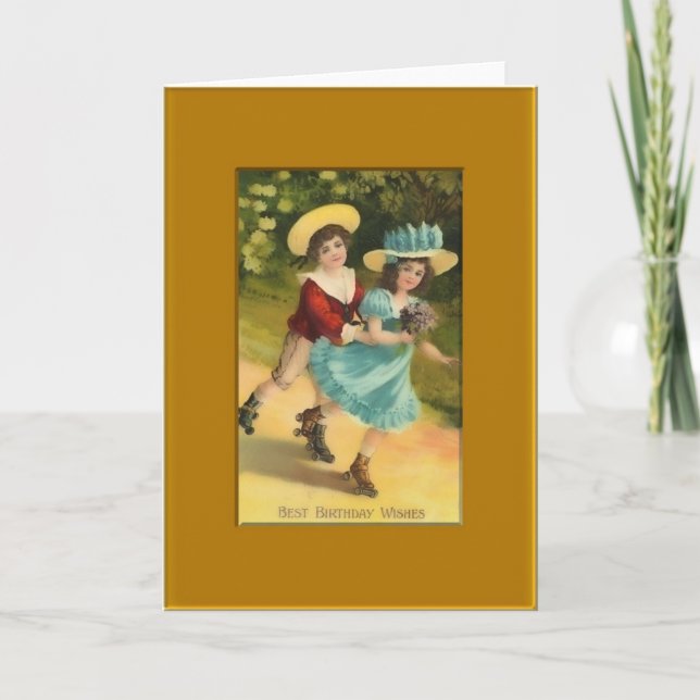 Tarjeta Los mejores deseos de cumpleaños - niños (Anverso)