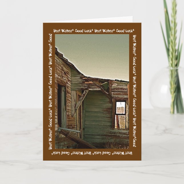 Tarjeta Los mejores deseos en el nuevo hogar (Anverso)