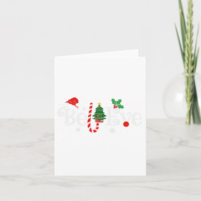 Tarjeta Los mejores Navidades creyentes Camisas Pajama Nav (Anverso)